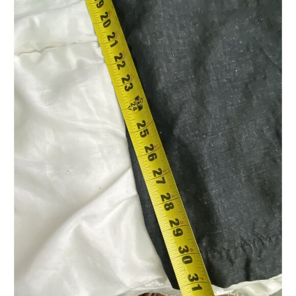 Max Studio Heather Gray Size 6 Cotton Linen Blend Wide Leg Boot Pants - Picture 5 of 10